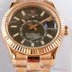 AAA Grade Rolex Sky Dweller Rose Gold Chocalate Dial Swiss Cal.9002 Super Clone (5)_th.jpg